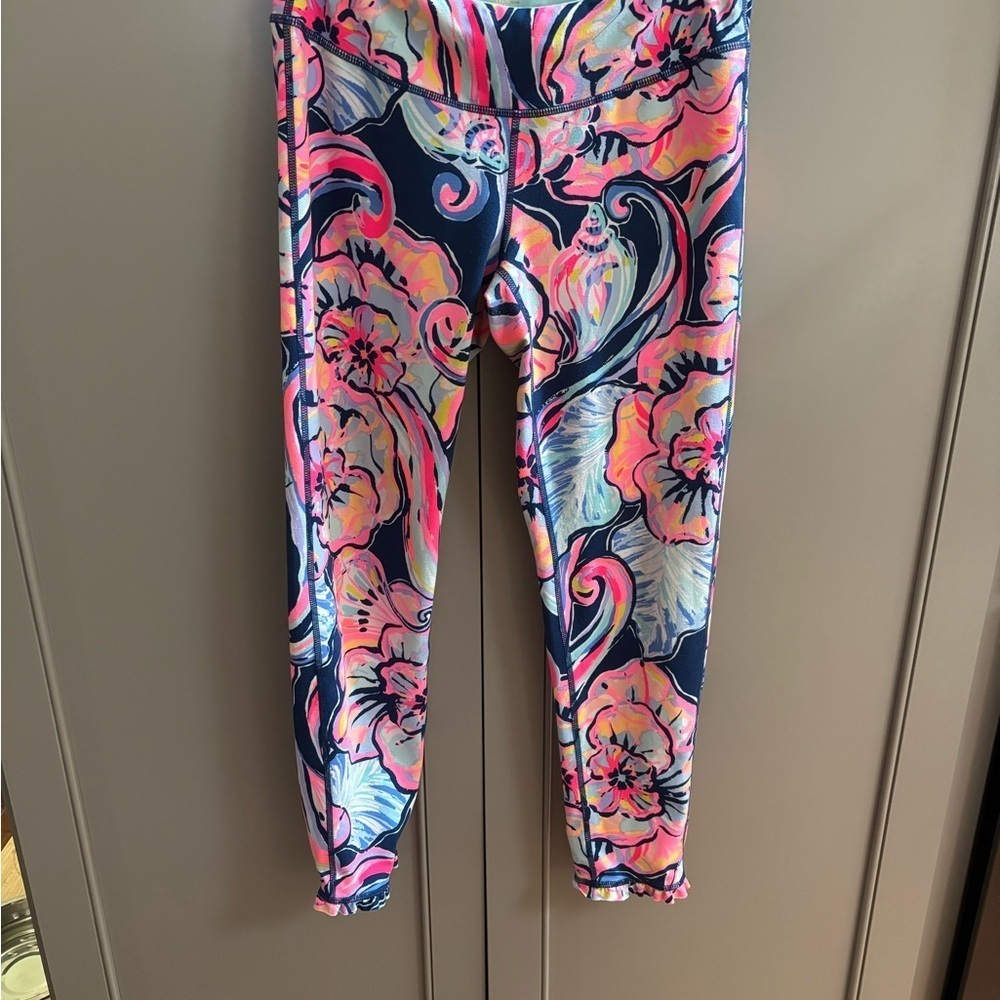 Lilly Pulitzer Boho Bateau Luxletic Marla Weekender Leggings M Multicolor - Picture 2 of 5